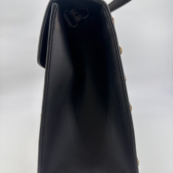 Gucci Calfskin Animal Studs Medium Sylvie Top Handle Bag - Picture 6 of 12